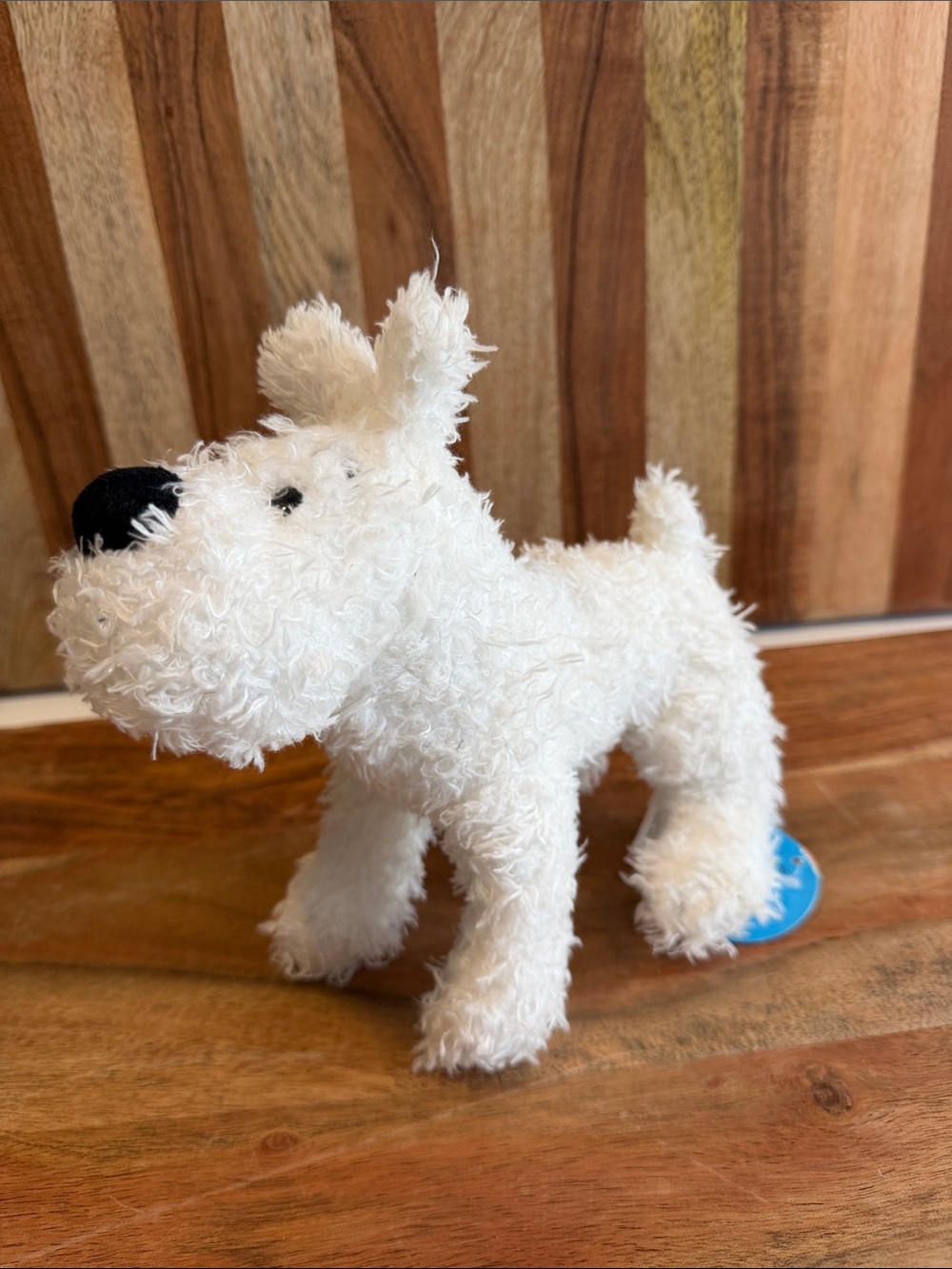 Tintin Snowy Milou White Plush Soft Toy NWT